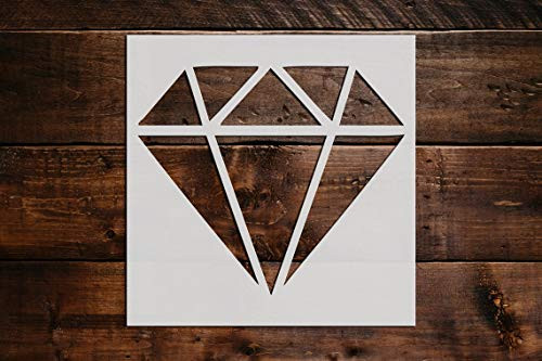 Diamond Stencil DIY Reusable Craft and Painting Wall Stencils - 143 -8"x8"-