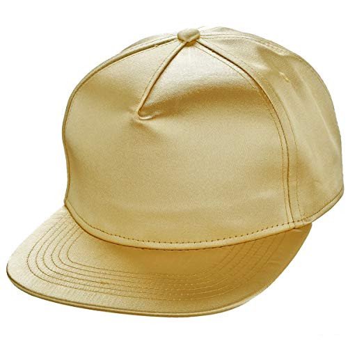 Samtree Unisex Snapback HatsAdjustable Hip Hop Flat Brim Baseball Cap -012-Gold-