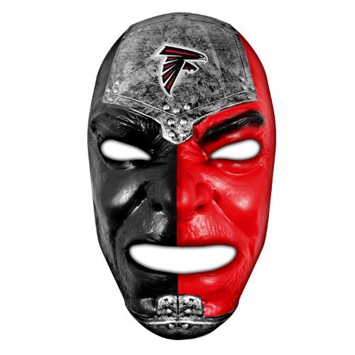 Franklin Sports NFL Atlanta Falcons Fan Face Mask - Team Fan Masks for NFL Football Games and Tailgates - Sports Fan Face Mask - Face Paint Masks