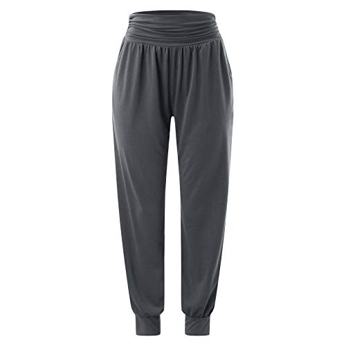 BBTXS Leggings Womens Yoga Joggers Loose Workout Sweat Pants Comfy Lounge Pants Activewear Jogger Track Cuff Sweatpants with Pockets -Gray XL-