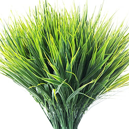 10pack Artificial Tall Grass Plant Outdoor UV Resistant Artificial Wheat Grass Faux Shrubs Fake Outdoor Plants for Home Garden Decoration 10pack Artificial Tall Grass Plant Outdoor UV Resistant Artificial Wheat Grass Faux Shrubs Fake Outdoor Plants for Home Garden Decoration