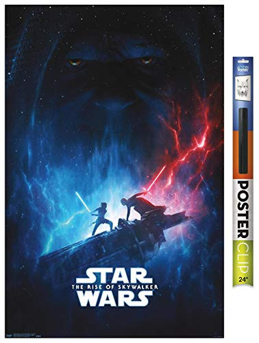 Trends International Star Wars- The Rise of Skywalker - One Sheet Wall Poster 22.375" x 34" Poster  and  Clip Bundle