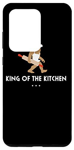 Galaxy S20 Ultra Bigfoot Baker King of the Kitchen Gift Black Case