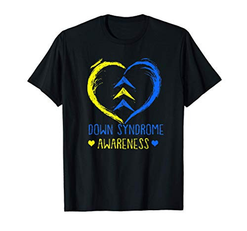 Down Syndrome Heart Trisonomy 21 Extra Chromosome Idea T-Shirt