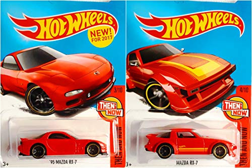 Hot Wheels 95 Mazda RX 7 3/10 and Mazda RX 7 4/10 Then and Now 2 Car Bundle Set Hot Wheels 95 Mazda RX 7 3/10 and Mazda RX 7 4/10 Then and Now 2 Car Bundle Set