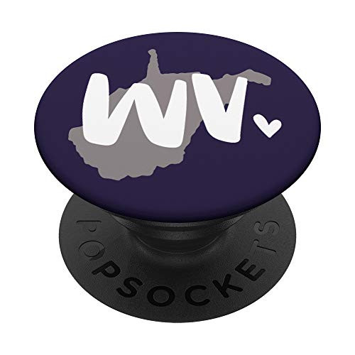 WV Heart - State Outline - West Virginia Love PopSockets Grip and Stand for Phones and Tablets WV Heart - State Outline - West Virginia Love PopSockets Grip and Stand for Phones and Tablets