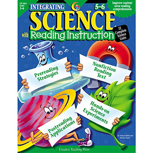 Creative Teaching 2816 Press Integrating Science with Reading Instruction Grades 5 to 6 0.3" Height 8.5" Width 11" Length