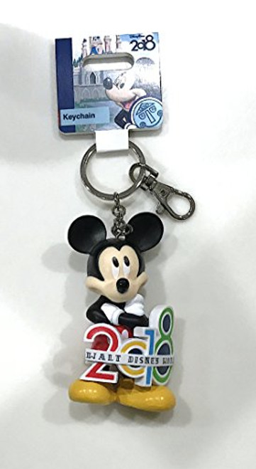 Walt Disney World 2018 Mickey Mouse Figurine Keychain with Lobster Claw NEW Walt Disney World 2018 Mickey Mouse Figurine Keychain with Lobster Claw NEW
