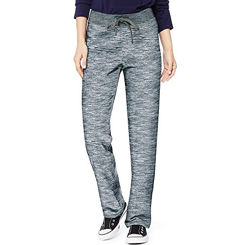 Hanes Women's French Terry Pant Navy Space Dye Small