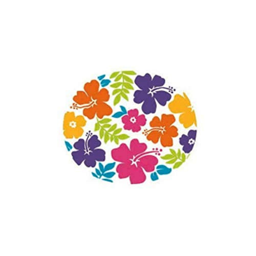 Amscam Oval party-plates 12" x 10" Multicolor