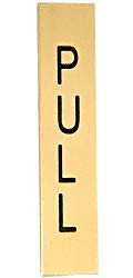 C.R. LAURENCE 4EPSBPL CRL Satin Brass 4-1-2" Pull Indicator