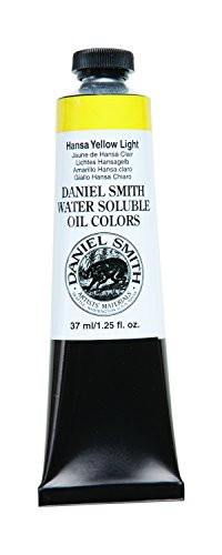 DANIEL SMITH 284390009 Water Soluble Oils Paint Tube 37 ml Hansa Yellow Medium