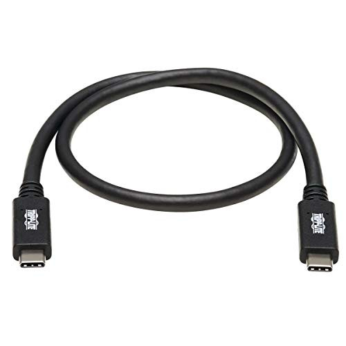 Tripp Lite USB C Cable USB 3.1 Gen 2 5A Rating 10Gbps M-USB Type C 20In -U420-20N-G2-5A-