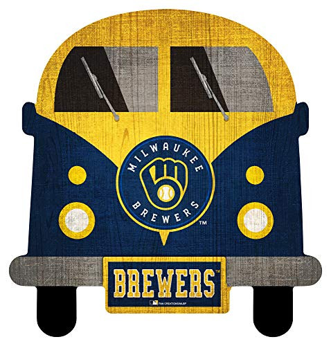 Fan Creations MLB Milwaukee Brewers Unisex Milwaukee Brewers Team Bus Sign Team Color 12 inch