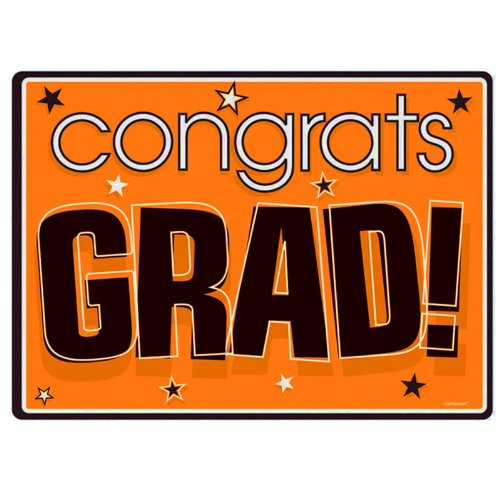 Orange Graduation Cutouts Mega Value Pack