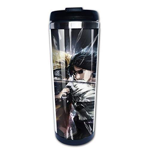 Coffee Cup Japanese Anime Thermos Mug 14oz Double Wall Vacuum Insulated Bottle Portable Tumblers Travel Mugs
