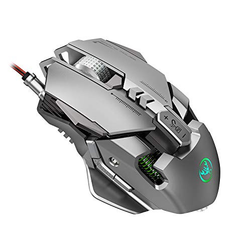 Gaming Mouse Wired ENFOURCLASS Ergonomic Gaming Mouse Wired Mouse with 7 Programmable Buttons  and  6 Adjustable DPI Up to 6400 Mechanical Gaming Mouse for PC Desktop Notebook