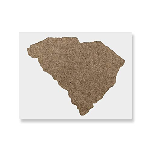 South Carolina State Stencil - Reusable Stencils for Painting - Create DIY South Carolina State Crafts and Projects
