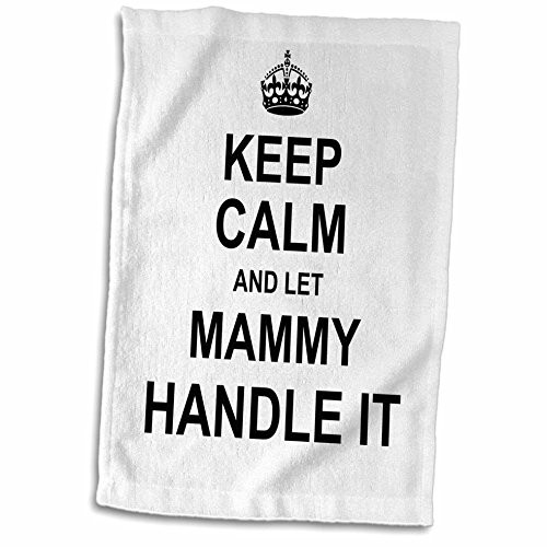3D Rose Keep Calm and Let Mammy Handle It Fun Funny Grandma Grandmother Gift Hand Towel 15" x 22" 3D Rose Keep Calm and Let Mammy Handle It Fun Funny Grandma Grandmother Gift Hand Towel 15" x 22"