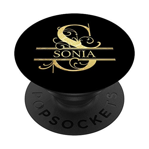 Sonia Name Personolized Gift PopSockets Grip and Stand for Phones and Tablets