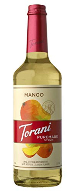 Torani Puremade Syrup Mango Flavor Glass Bottle Natural Flavors 25.4 Fl. Oz. 750 mL Torani Puremade Syrup Mango Flavor Glass Bottle Natural Flavors 25.4 Fl. Oz. 750 mL