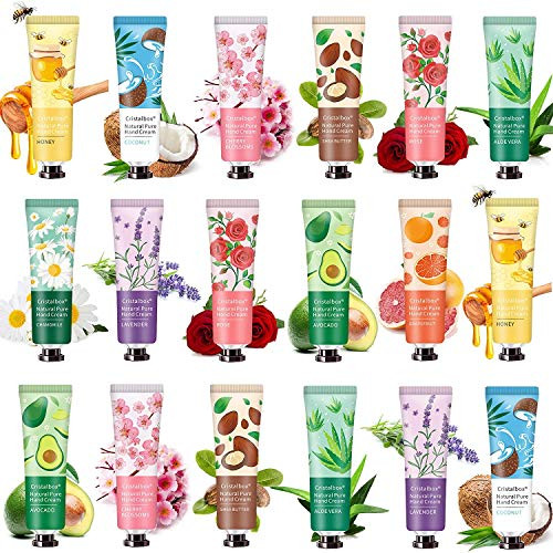 18 Pack Hand Cream for Dry Cracked HandsWorking HandsPlant Fragrance Hand Cream Moisturizing Hand Care Cream Travel Gift Set With Natural Aloe And Vitamin E For Men And Women 18 Pack Hand Cream for Dry Cracked HandsWorking HandsPlant Fragrance Hand Cream Moisturizing Hand Care Cream Travel Gift Set With Natural Aloe And Vitamin E For Men And Women