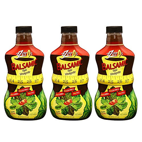 3 Zeros Salad Dressing 16 fl oz. 3pack -Balsamic-