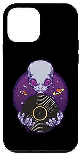 iPhone 12 mini DJ Turntable Music Alien Ufo Vinyl Record Disco Party Gift Case