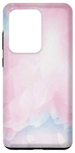 Galaxy S20 Ultra Design Gift Abstract Color Pattern Pink Light-Blue Paint Case