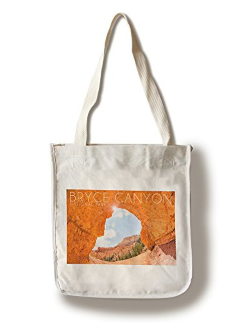 Lantern Press Bryce Canyon National Park Utah Natural Bridge -100 percent Cotton Tote Bag Reusable- Lantern Press Bryce Canyon National Park Utah Natural Bridge -100 percent Cotton Tote Bag Reusable-