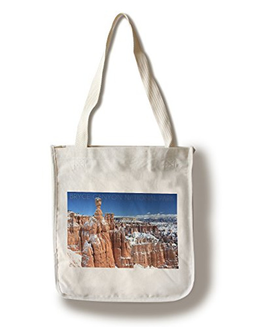 Lantern Press Bryce Canyon National Park Utah Thors Hammer Winter -100 percent Cotton Tote Bag Reusable- Lantern Press Bryce Canyon National Park Utah Thors Hammer Winter -100 percent Cotton Tote Bag Reusable-