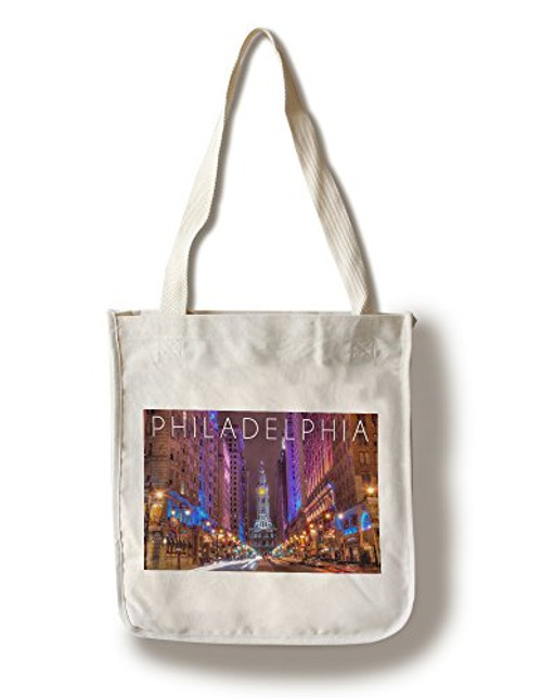 Lantern Press Philadelphia Pennsylvania City Hall 53132 -100 percent Cotton Tote Bag Reusable- Lantern Press Philadelphia Pennsylvania City Hall 53132 -100 percent Cotton Tote Bag Reusable-