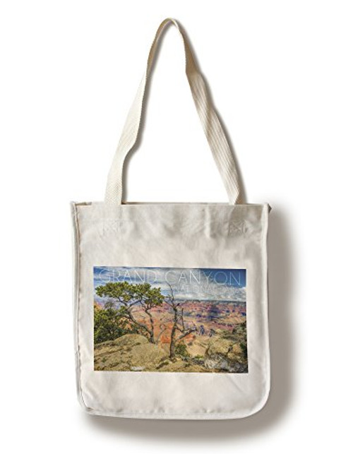 Lantern Press Grand Canyon National Park Canyon View -100 percent Cotton Tote Bag Reusable- Lantern Press Grand Canyon National Park Canyon View -100 percent Cotton Tote Bag Reusable-