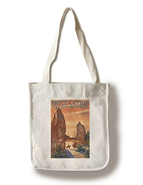 Lantern Press Bryce Canyon National Park Utah Tower Bridge -100 percent Cotton Tote Bag Reusable- Lantern Press Bryce Canyon National Park Utah Tower Bridge -100 percent Cotton Tote Bag Reusable-