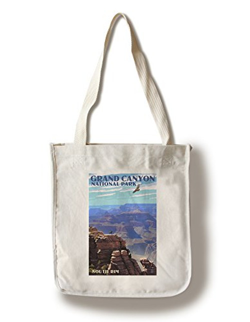 Lantern Press Grand Canyon National Park Arizona South Rim 53275 -100 percent Cotton Tote Bag Reusable- Lantern Press Grand Canyon National Park Arizona South Rim 53275 -100 percent Cotton Tote Bag Reusable-