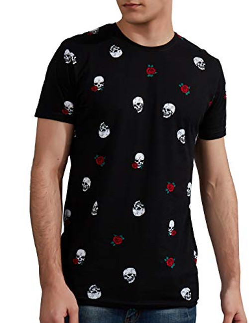 Gochange Men's Graphic Tees Cotton Short Sleeve Crew Neck Novelty Graphic T-Shirts for Men VVT08-M Gochange Men's Graphic Tees Cotton Short Sleeve Crew Neck Novelty Graphic T-Shirts for Men VVT08-M