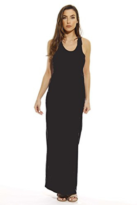 3250-BLK-2X Just Love Summer Dresses - Maxi Dress Heathered Black