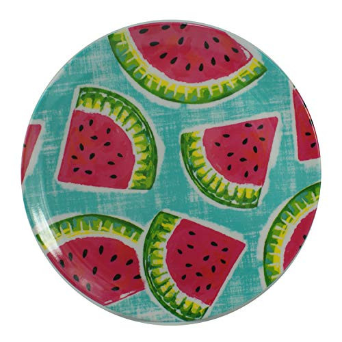 8" Melamine Salad Watermelon Plate