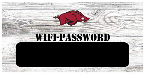 Fan Creations NCAA Arkansas Razorbacks Unisex University of Arkansas WiFi Password Sign Team Color 6 x 12