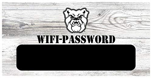 Fan Creations NCAA Butler Bulldogs Unisex Butler WiFi Password Sign Team Color 6 x 12