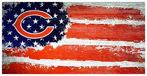 Fan Creations NFL Chicago Bears Unisex Chicago Bears Flag Sign Team Color 6 x 12