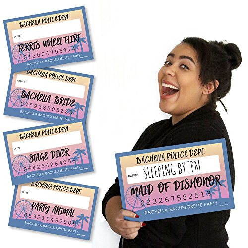Big Dot of Happiness Bachella - Palm Springs Boho Bachelorette Party Mug Shots - Photo Booth Props Mugshot Signs - 20 Count Big Dot of Happiness Bachella - Palm Springs Boho Bachelorette Party Mug Shots - Photo Booth Props Mugshot Signs - 20 Count