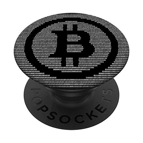 Bitcoin Money Cryptocurrency Trader Rich BTC Forex Daily PopSockets PopGrip- Swappable Grip for Phones  and  Tablets