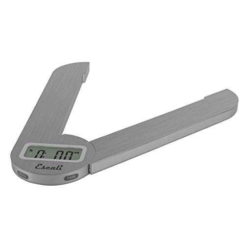 Escali F115 Compact Kitchen Scale 11 lb-5 kg Stainless Steel