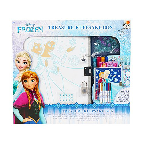 Disney Frozen Elsa and Anna Treasure Stationery Art Keepsake Box Set Disney Frozen Elsa and Anna Treasure Stationery Art Keepsake Box Set