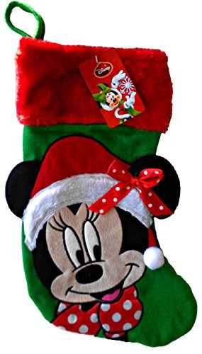 Disney Minnie Mouse 18" Inch Big Face Christmas Stocking