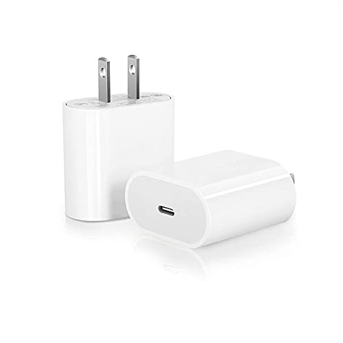 -2-Pack- iPhone 12 Charger IPREMIUM 20W PD Fast Charger Type C Wall Charger Adapter USB C Charger Block for iPhone 12-12 Mini-12 Pro-12 Pro Max-11-11 Pro-11 Pro Max-XR-XS-X-SE-8 iPad Pro and More