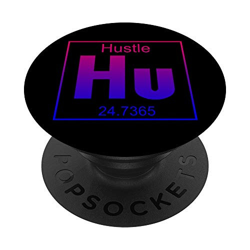 HU Hustle Periodic Table Elements future entrepreneur shirt PopSockets Grip and Stand for Phones and Tablets