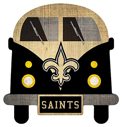 Fan Creations NFL New Orleans Saints Unisex New Orleans Saints Team Bus Sign Team Color 12 inch