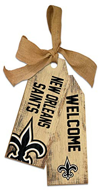 NFL New Orleans Saints Unisex New Orleans Saints Team Tags Team Color 12 inch